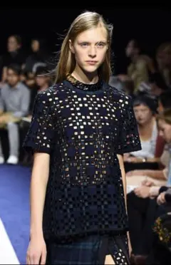 美品　sacai 半袖ブラウス sacai - 美品 サカイ Sacai シャツ ブラウス 半袖 ショート