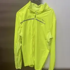 Saucony 蛍光イエロー ウィンドブレーカー