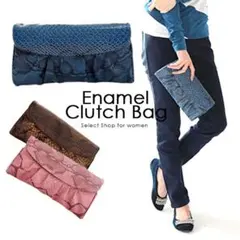 【新品】3way クラッチバッグ ショルダーバッグ 斜め掛けバッグ ブルー