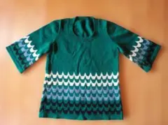 【70年代】レディス　ハンドメイド　セーター　チュニック　70s