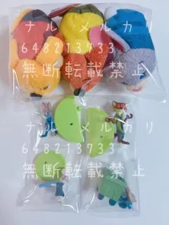 ズートピア ツムツムぬいぐるみ(S) デスクトップフィギュア セット