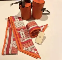 HERMES エルメス　ツイリー　2022SS 春の鳥　赤　《新品・未使用》 2025年最新】エルメス ツイリー 2本の人気アイテム - メルカリ