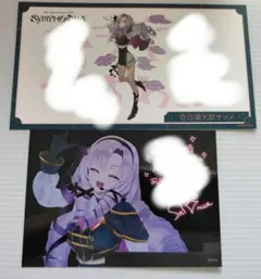 にじさんじ　壱百満天原サロメ 直筆コメント入りカード衣装コメントブロマイド