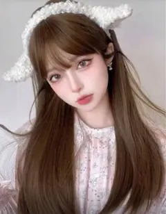 alicegarden リネンブラウン ウィッグ 24インチ