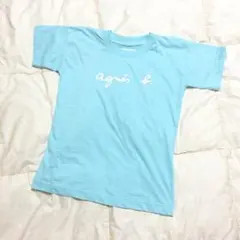 agnes b. ロゴＴシャツ 水 ENFANT レディースS