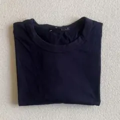 【UNIQLO +J】 ユニクロ プラスJ カットソー Tシャツ 半袖 L 紺色
