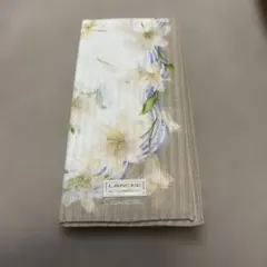 LANCEL ハンカチ 花柄 ストライプ ベージュのサムネイル