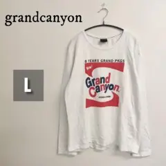 【美品】grandcanyon ロングTシャツ 白 ヴィンテージ 90s Lのサムネイル
