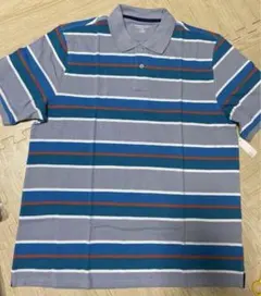 ストライプ ポロシャツ プレゼント スポーツ L シャツ ボーダー ゴルフ 速乾