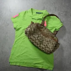 COACH y2k archive handbag canvas beige