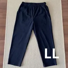 黒　ストレッチパンツ　仕事　LL 薄手