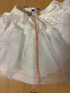 ホワイト パニエ フレアデザイン