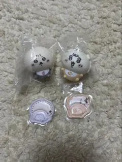 ちいかわbaby ラッコ　シーサー　ソフビフィギュア・フレークシールセット