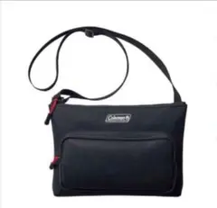 新品Coleman ショルダーバッグ 黒 5ポケット