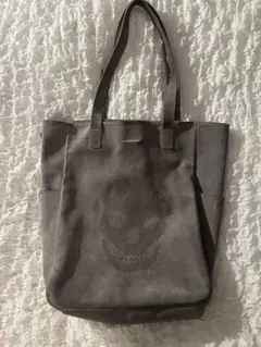 ALEXANDER McQUEEN スエード トートバッグ グレーのサムネイル