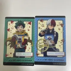 僕のヒーローアカデミア ヒロアカ ナムコ イラストシート 箔押し1枚　通常1枚