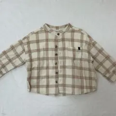 テータテート tete-a-tete チェック柄長袖シャツ 100cm
