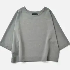 【美品】TRAVAIL MANUEL ダブルクロス Tブラウス 日本製