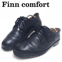 Finn Comfort ドイツ製 メンズ 本革レザーシューズ ブラック 8