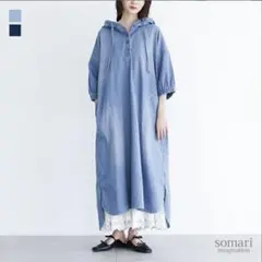 フードワンピース