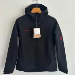 新品MAMMUT マムートClionブラック登山ジャケットアウターソフトシェル