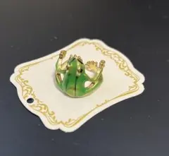 カエル モチーフ リング フリーサイズ