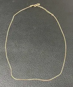 【florist】ピンクゴールド ベネチアンチェーンシンプルショートネックレス