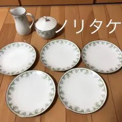 未使用ノリタケ noritake お皿プレート　ミルクピッチャー　シュガーポット