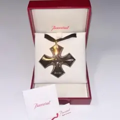 Baccarat バカラ オクシタンクロス ペンダント ネックレス Baccarat（バカラ） オクシタン クロスペンダント SV ブラック