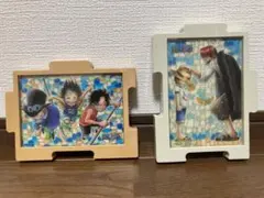 ワンピース ジグソーパズルセット2種+ カラフルフレーム付き