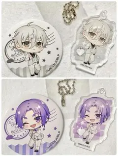 ブルーロック ブルロ 空中庭園 缶バッジ アクリルキーホルダー 凪 御影①