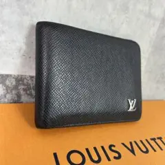 ✨美品 IC内蔵✨ルイヴィトン タイガ シルバーロゴ金具 ミュルティプル 黒