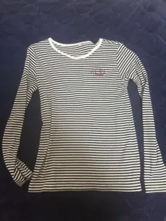 ストライプ 長袖カットソー
