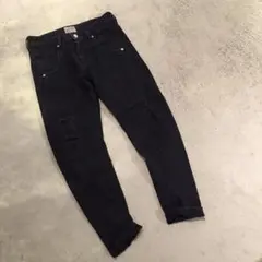 ブラックサルエルデニム 24inch