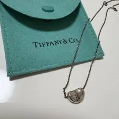 Tiffany & Co. シルバー豆型ペンダントネックレス エルサ・ペレッティ™ ビーン デザイン ペンダント スターリング