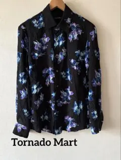 TORNADO MART y2k シワ加工 フラワー 総柄 花柄 シャツ L - メルカリ