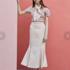 エイミーイストワール ハイウエストマーメイドスカート ピスタチオグリーン S