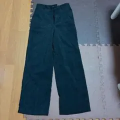 ブラック デュロイ パンツ