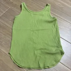 前後2way タンクトップ　ライムグリーン　ピスタチオ