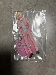 桜スーツ　佐野万次郎　　東京リベンジャーズ　アクリルスタンド　あたり付き缶バッジ