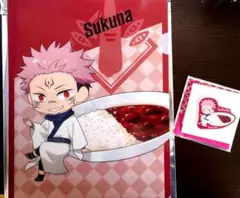 【呪術廻戦】 COCO'S コラボ クリアファイル&アクリルステッカー 両面宿儺