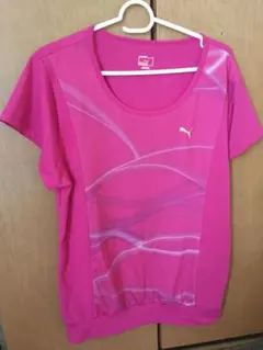 プーマ Tシャツ　レディース　ピンク　スポーツ　トレーニング