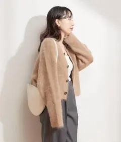 【新品】JOURNAL STANDARD L'ESSAGE モヘヤ混カーディガン