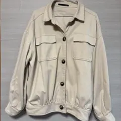 Heather ブルゾン ジャケット アウター　アイボリーのサムネイル