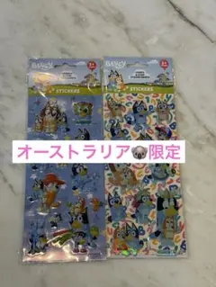 数量限定Bluey 日本未発売 オーストラリア限定 ステッカーセット