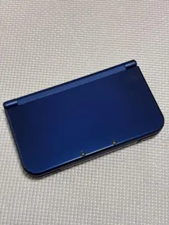 【美品】Newニンテンドー3DS LL メタリックブルー　箱＋充電器＋おまけ付