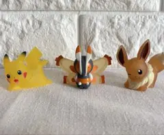 ポケモン　指人形　クリア　ピカチュウ　イーブイ　ガーメイル