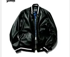 Schott SOPHNET ライダースジャケット SCHOTT］のシープレザーに ［SOPHNET.］のボタニカル柄のライニング