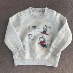 familiar ファミリア 裏起毛トレーナー 90