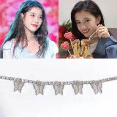 No.511 バタフライビジューチョーカー 韓国 蝶々 IU nizuリマ